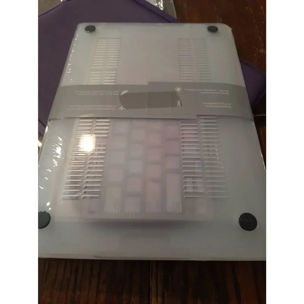 New Wocadi 5-in-1 Purple Blue Purple Marble MacBook Air 13 Sleeve Protection Kit